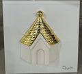 Bongelli Preziosi Quadretto 16x16 mani Trullo bianco oro