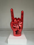 Bongelli Preziosi Scultura Corna h 12 Rosso
