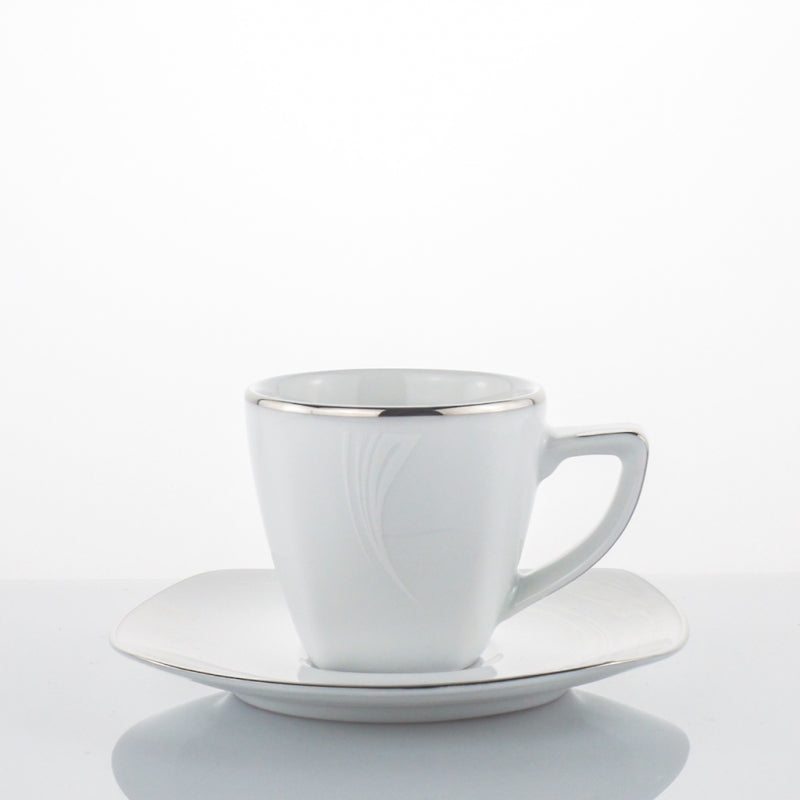 Tazza caffè Esy White Platin WEISSESTAL