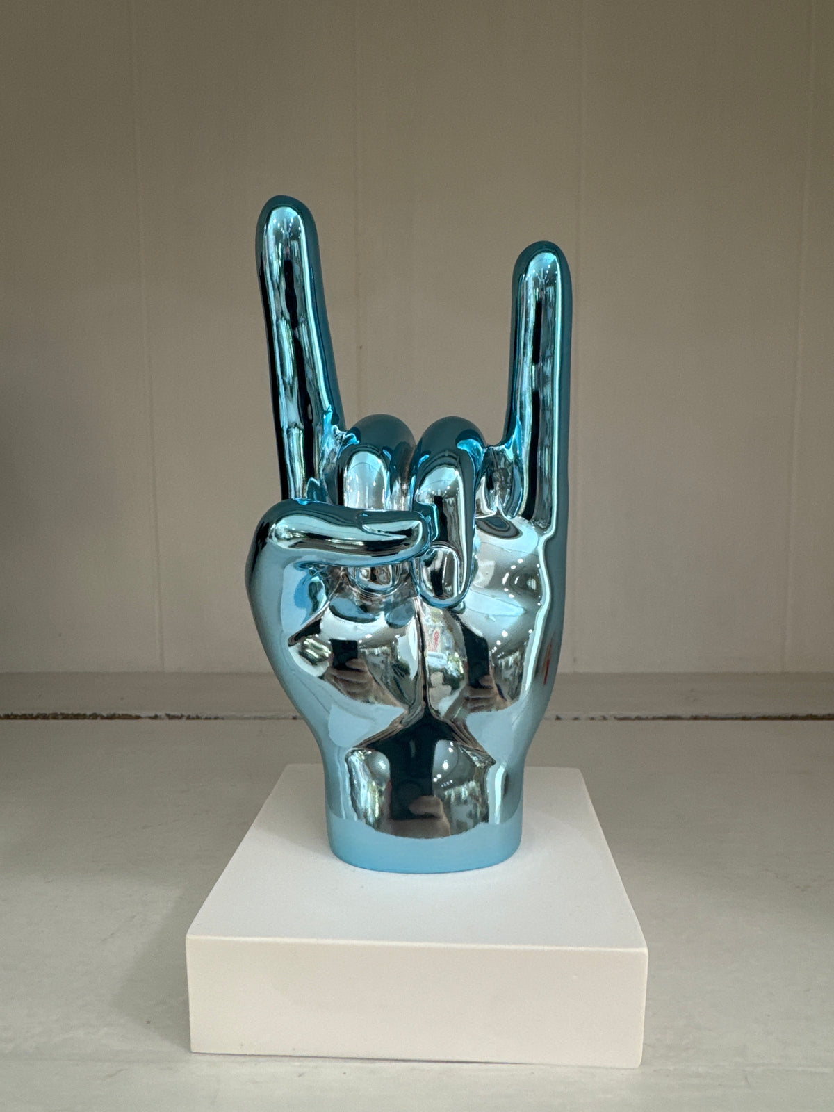 Bongelli Preziosi Scultura Corna h 12 blu