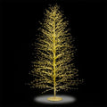 ALBERO DI NATALE GOLD ABETE 2700 LED CM. H210 Fantin