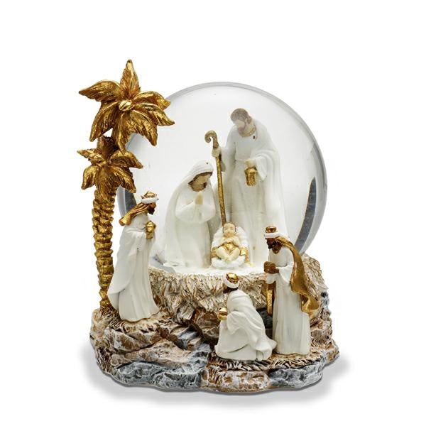 BOULE DE NEIGE CARILLON PALMA ORO CM. Ø14,8XH17,5