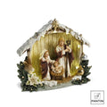 PRESEPE S.FAMIGLIA CON LUCI LED CM.17,5X7XH15,8 Fantin