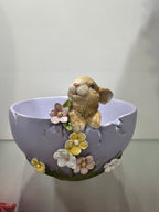 Fantin Argenti Ciotola fiori con coniglio