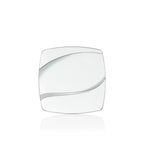 Piatto Frutta cm 20 Nebula Platino weissestal