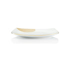Piatto piano cm 27 Square-O Ginko Gold weissestal