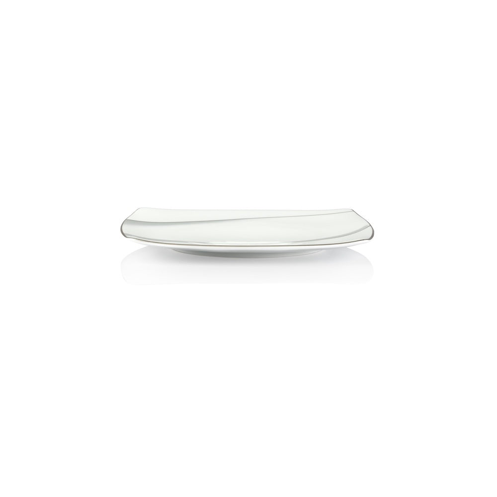 Piatto Frutta cm 20 Nebula Platino weissestal