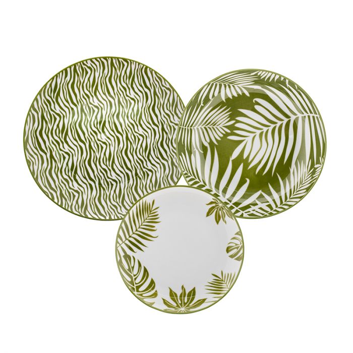 PANAMA SERVIZIO PIATTI TAVOLA 18 PZ EVVIVA