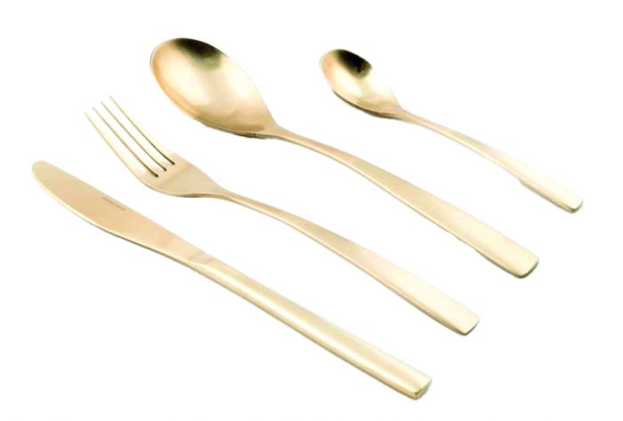 PARIGI SET 24 PZ POSATE IN ACCIAIO PVD EVVIVA