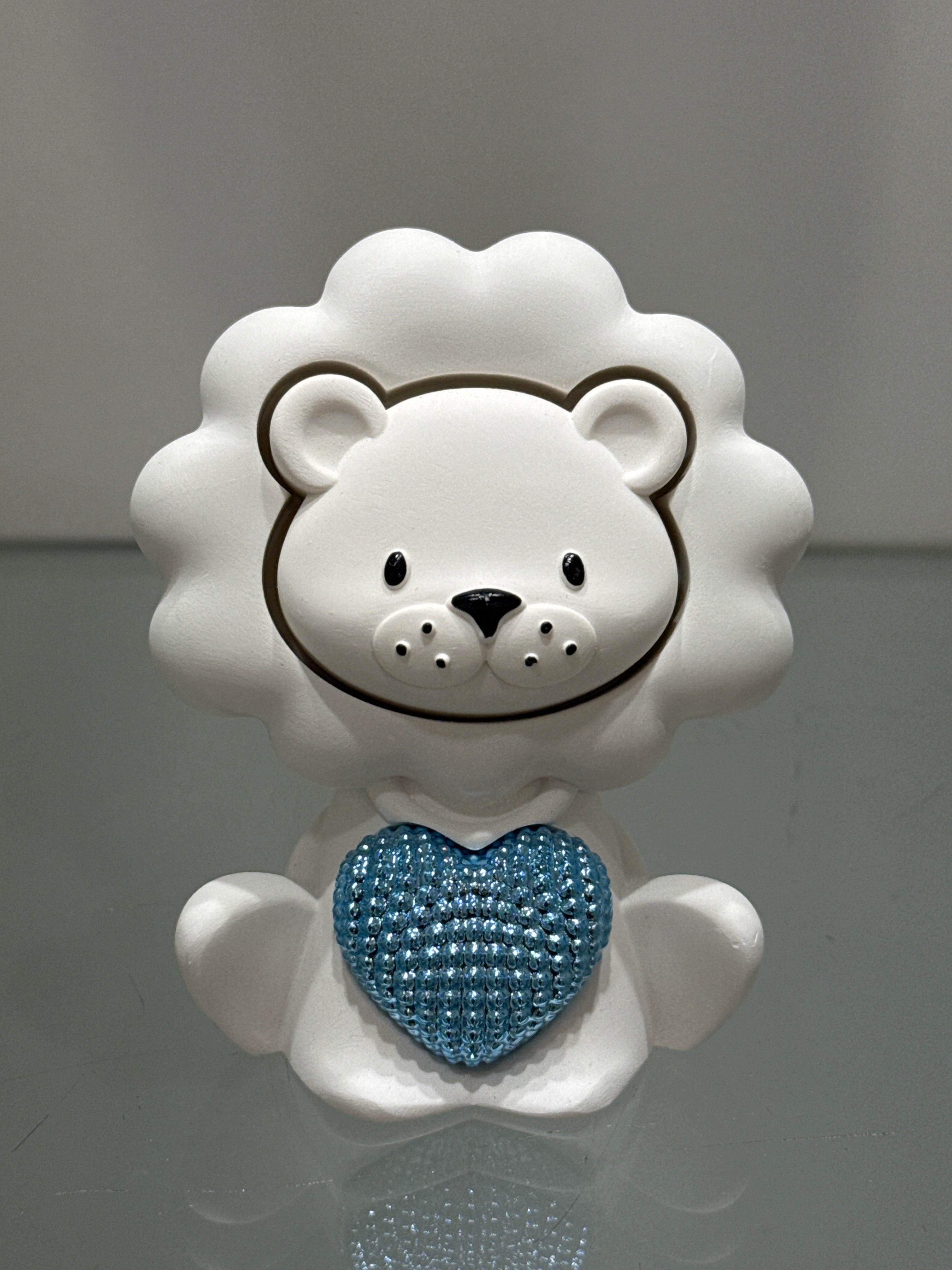 Bongelli Preziosi Leoncino h 9 Bianco celeste