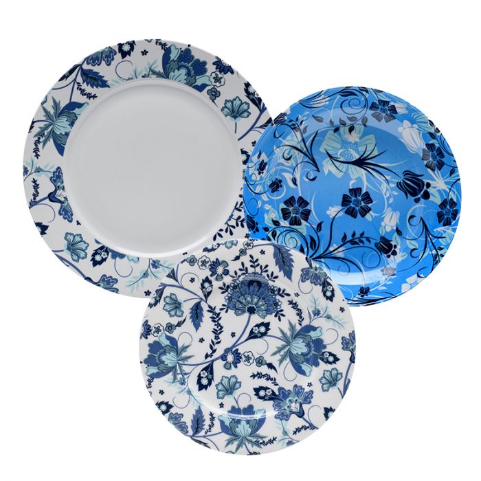 KYOTO SERVIZIO PIATTI TAVOLA 18 PZ EVVIVA