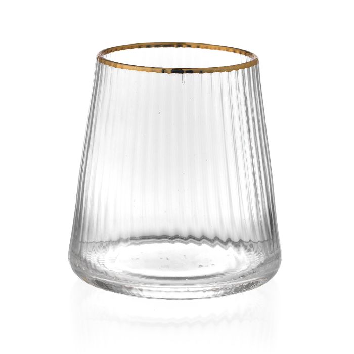 Set 6 tumbler 400 ml filo oro