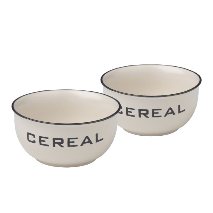 Set 2 boli cereali Ø 13,5 x 7 cm