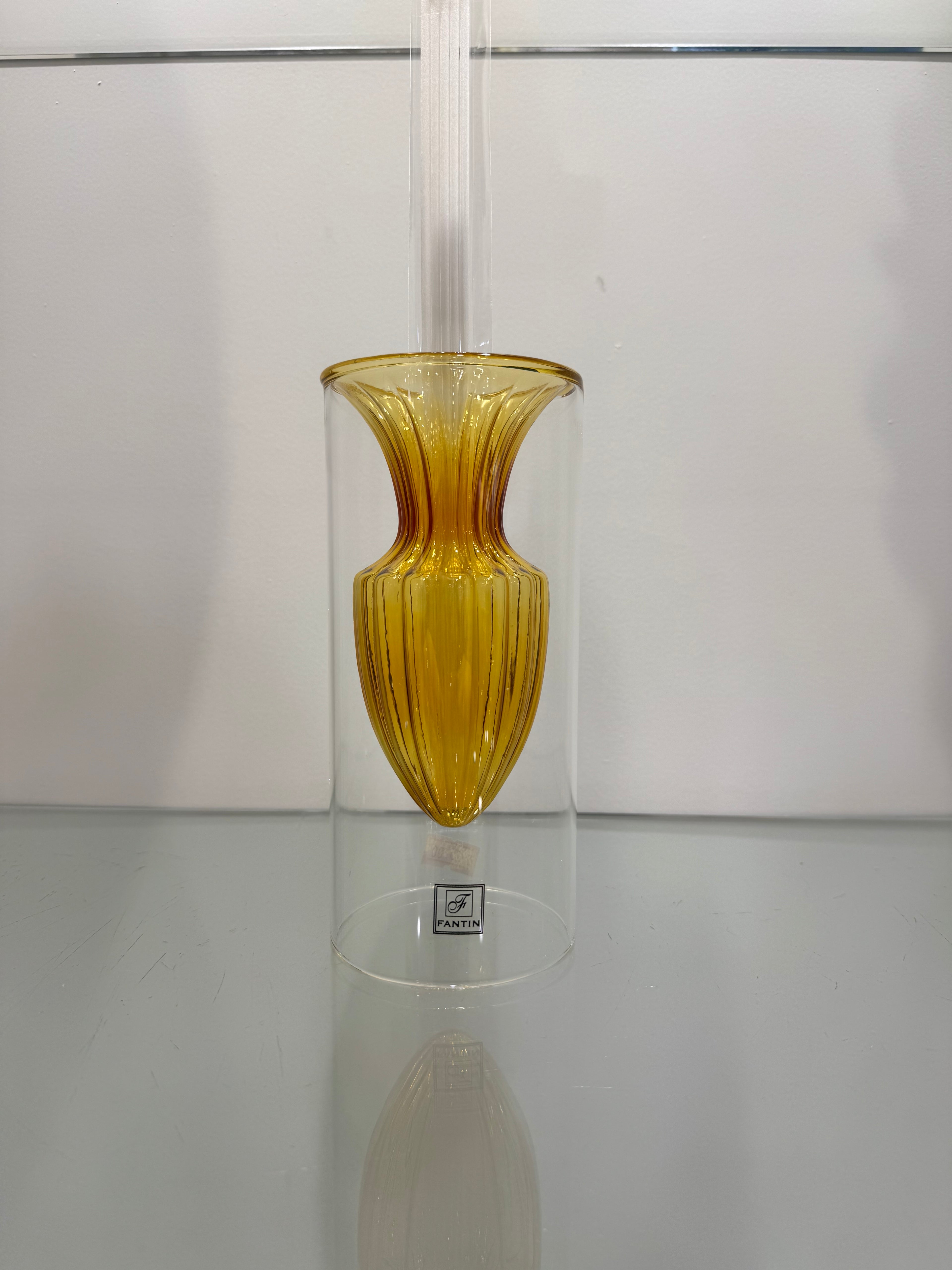 Fantin Argenti Vaso e Profumatore Anfora Ambra