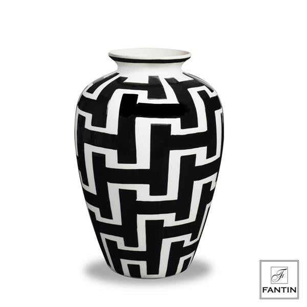 Fantin Argenti VASO CERAMICA LABIRINTO CM. Ø20,5XH31 FP