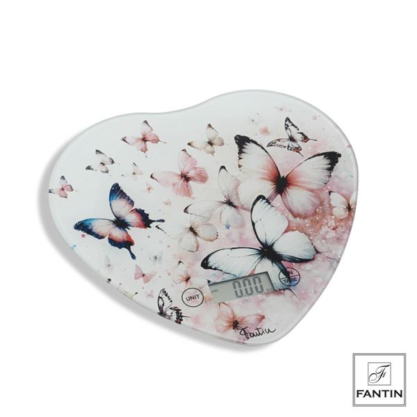 Fantin Argenti BILANCIA DIGITALE FARFALLE CM.24X20,4 5KG