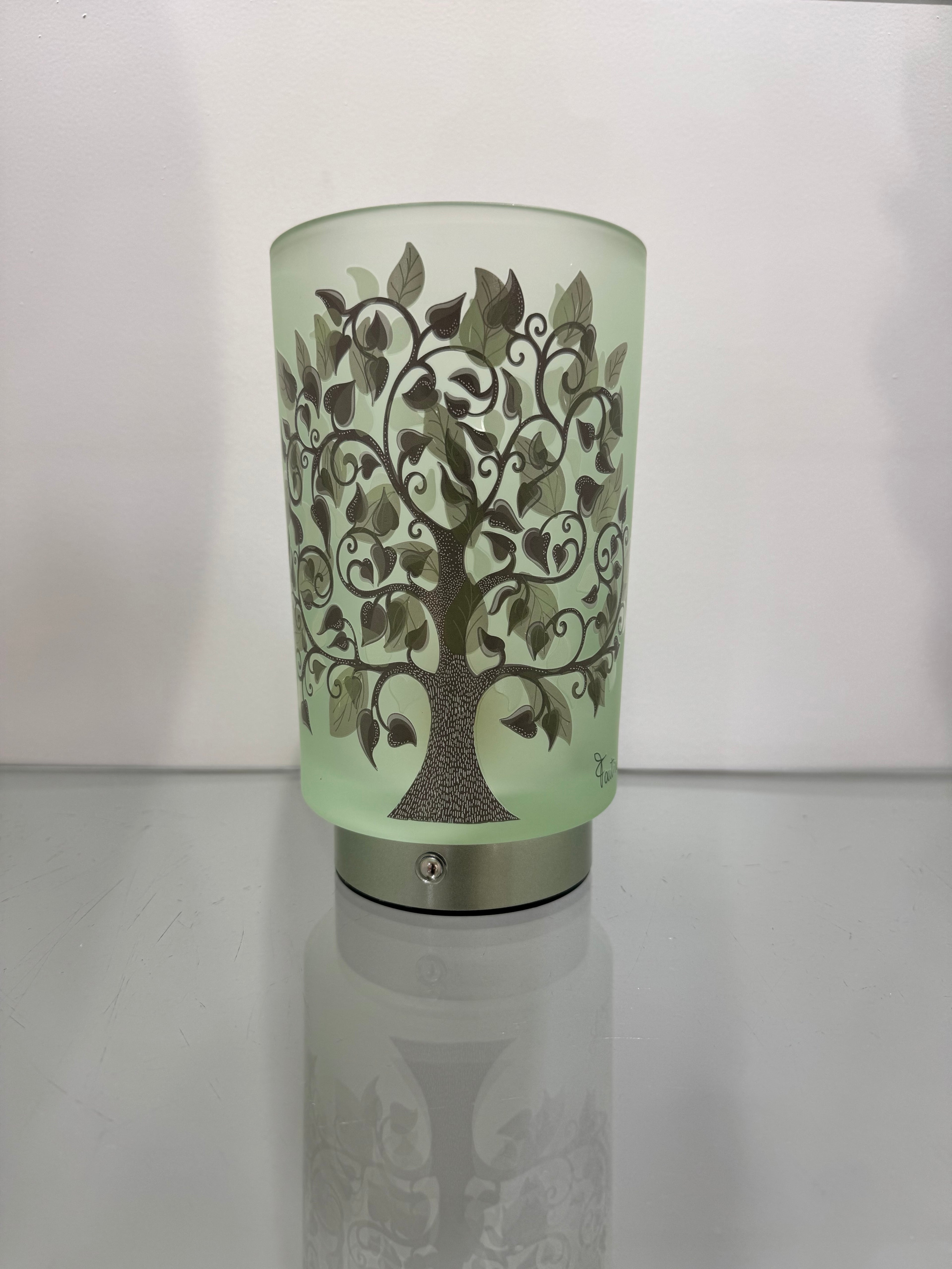 Fantin Argenti LAMPADA VETRO Albero della Vita   CM. Ø12 H20.5