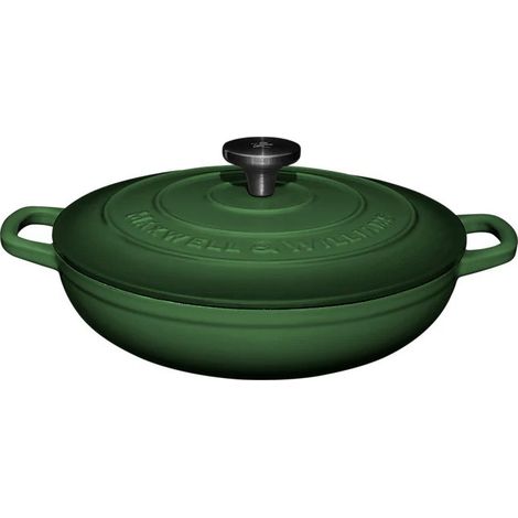 Maxwell & Williams Cast Iron Tegame Brasiera Verde  27 cm