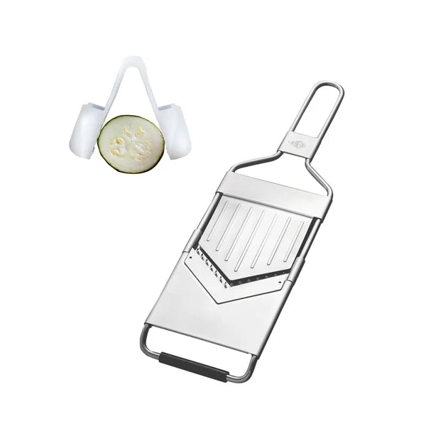 LA MANDOLINA JULIENNE INOX CON SALVADITA IDEALE
