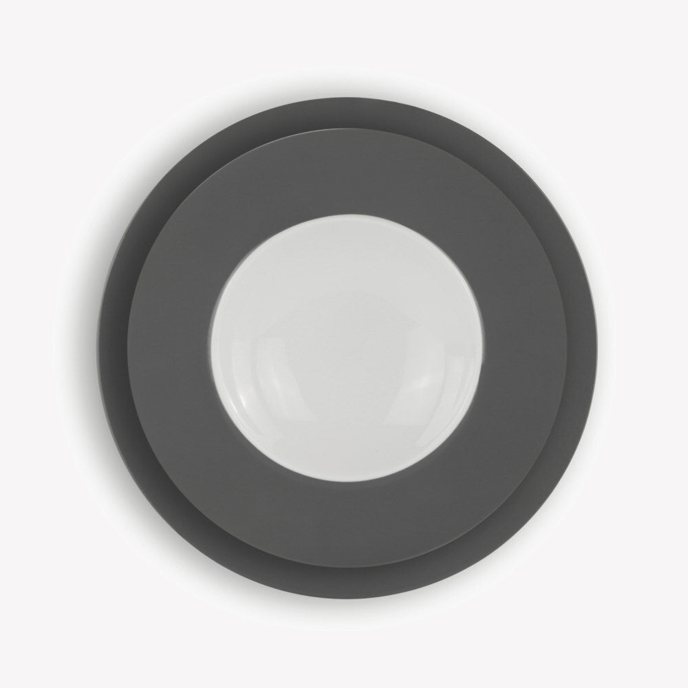 Set Tavola 3pz Loop Ardesia by Andrea Castrignano