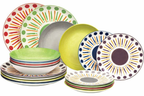 Servizio tavola Mandala Casa Collection in porcellana 18 pezzi