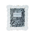 Henriette CORNICE Palme Bianco/oro cm. 20x25