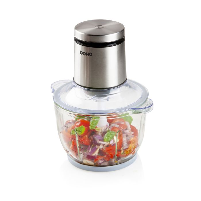 DOMO Maxi-chopper con ciotola in vetro