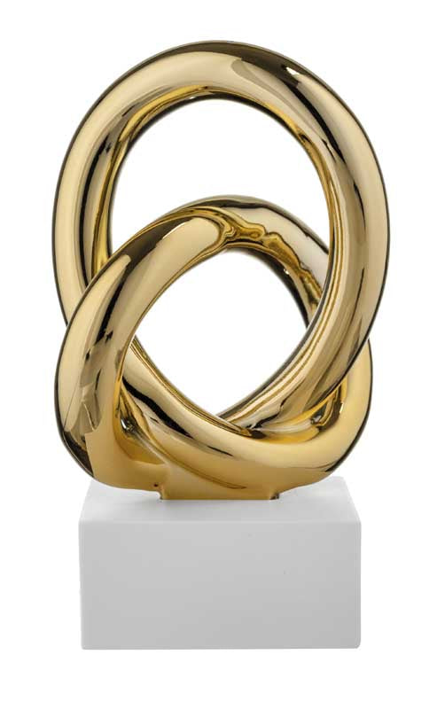 Bongelli preziosi piccola Scultura in marmorino collezione Nodi h 15