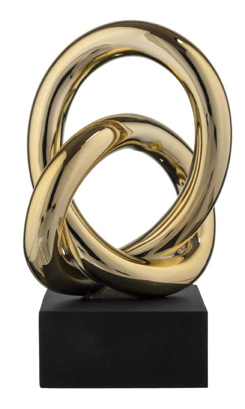 Bongelli preziosi piccola Scultura in marmorino collezione Nodi h 15