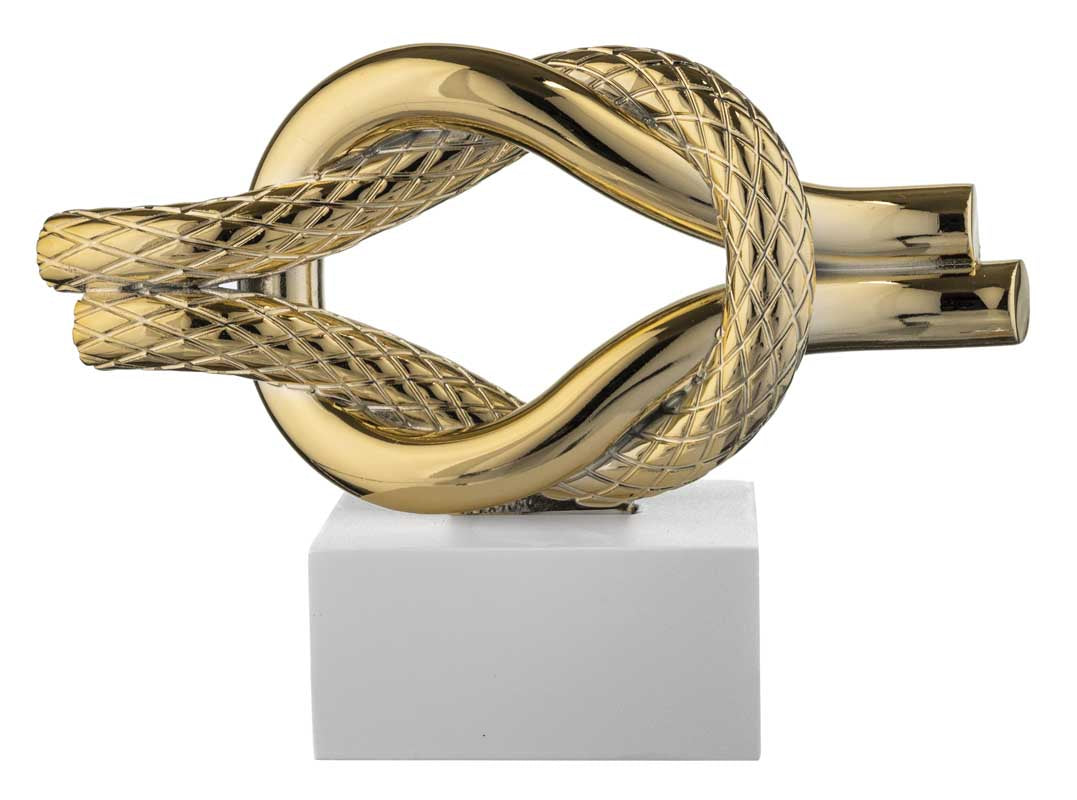 Bongelli preziosi piccola Scultura in marmorino collezione Nodi 15x12