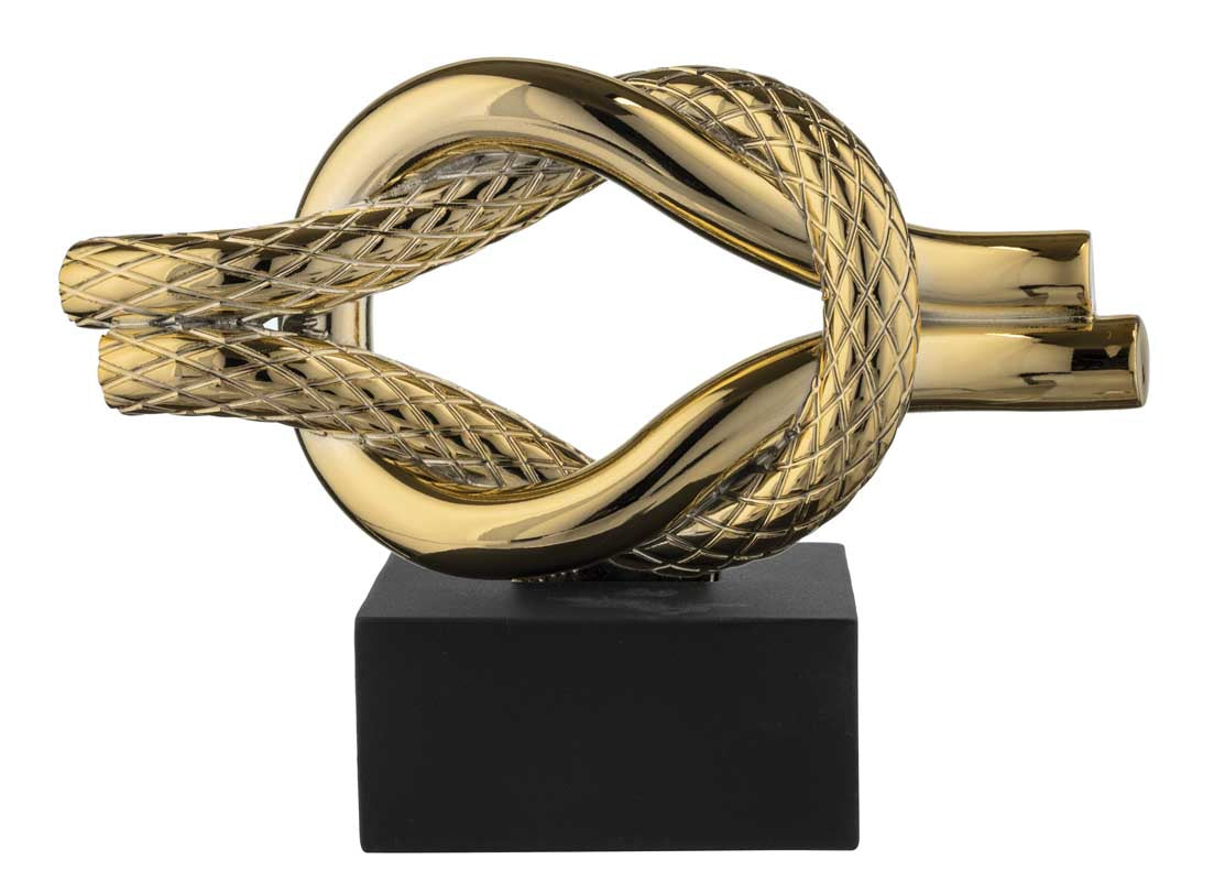 Bongelli preziosi piccola Scultura in marmorino collezione Nodi 15x12