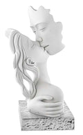 Bongelli preziosi piccola Scultura in marmorino moderna Bacio h 20