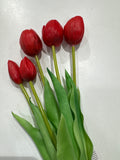 Fantin Argenti Composizione tulipani Rosso cm. 31