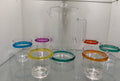 Fantin Argenti set Caraffa con 6 bicchieri in metacrilato