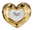 Bongelli preziosi portafoto in marmorino Collezione Cuori design cm 9 x 6 int.