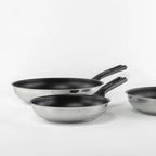 Padella moderna inox 18/10 interno Black Diamond Weissestal