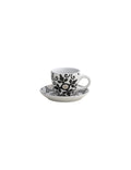 TAZZINA CAFFE ALHAMBRA SET 2 PEZZI IN PORCELLANA BRANDANI