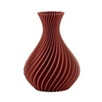 Melaverde Vaso Spirale Smeraldo H 26 cm. in Pla