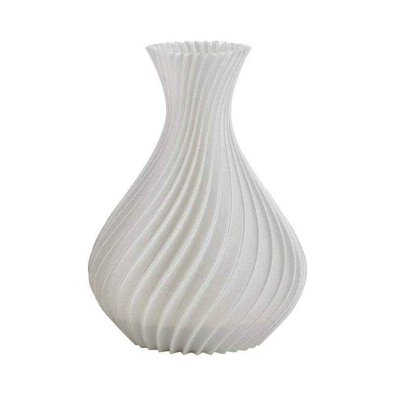 Melaverde Vaso Spirale Smeraldo H 26 cm. in Pla
