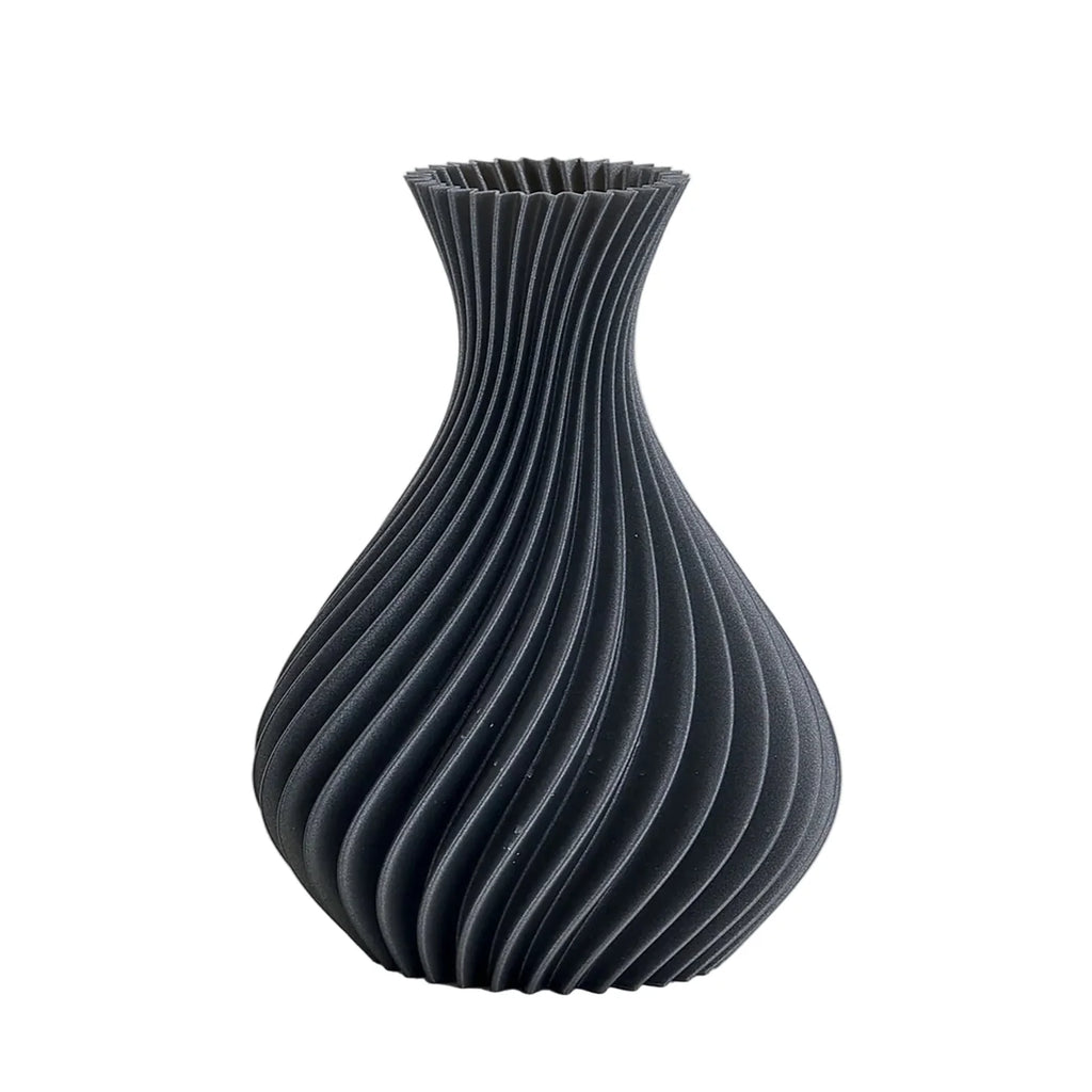 Melaverde Vaso Spirale Smeraldo H 26 cm. in Pla