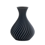 Melaverde Vaso Spirale Smeraldo H 26 cm. in Pla