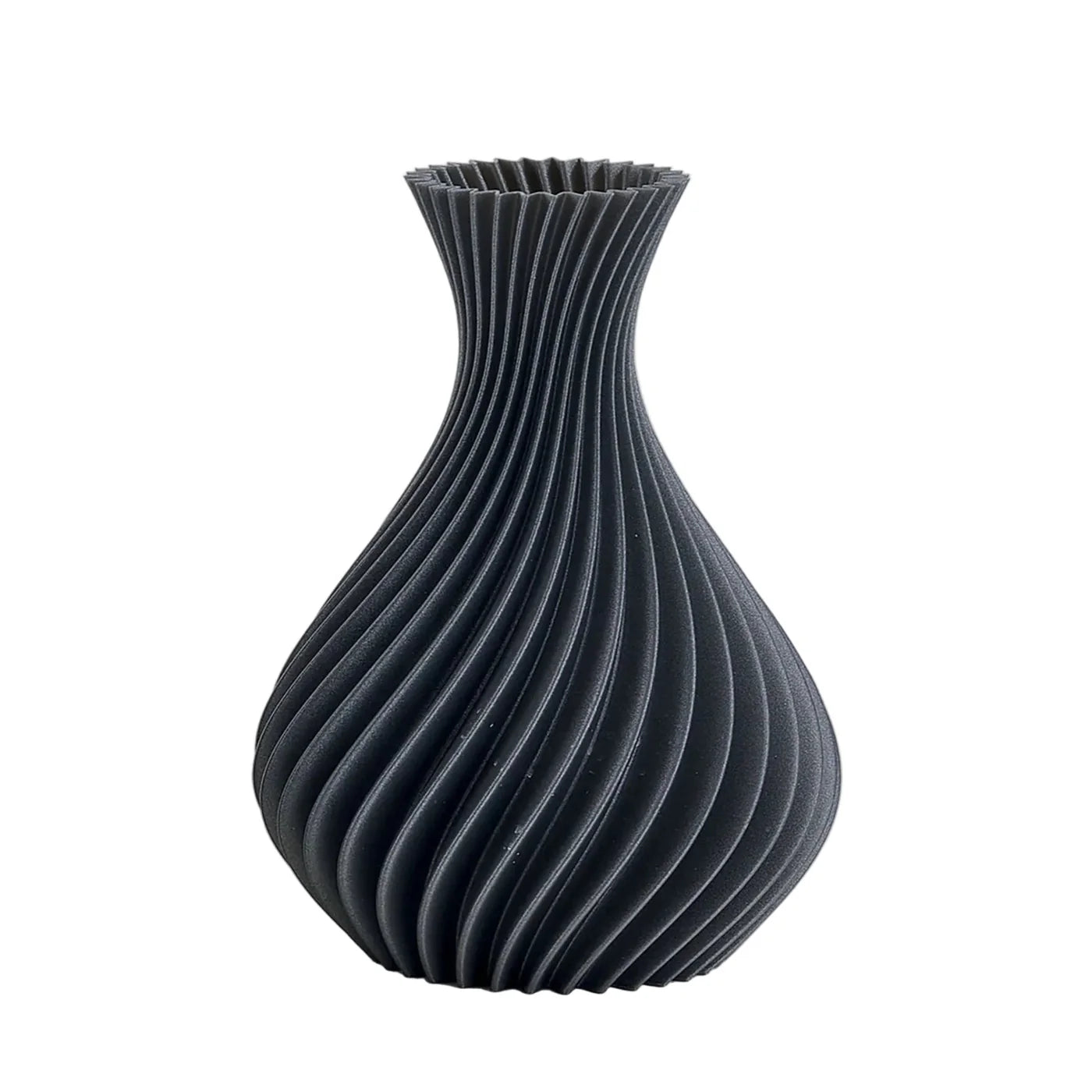 Melaverde Vaso Spirale Smeraldo H 26 cm. in Pla