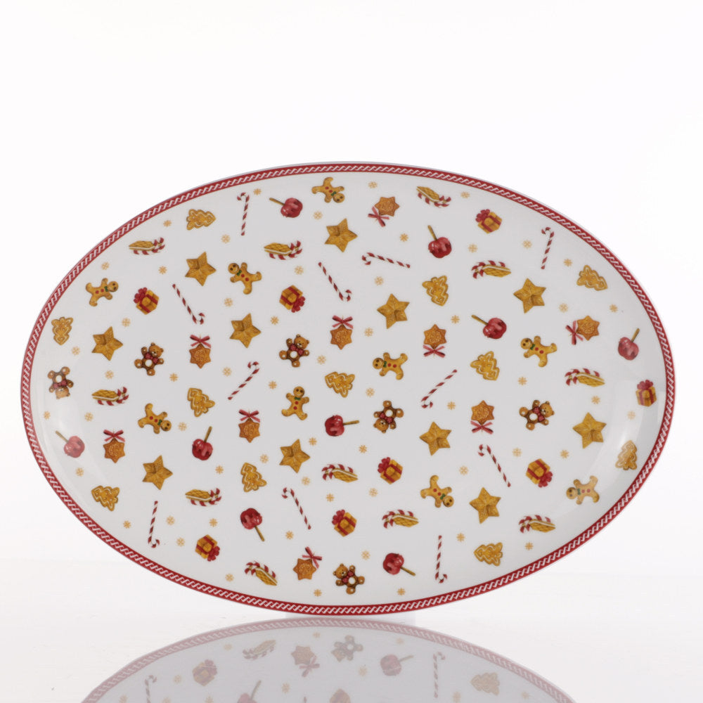 Vassoio Ovale 36cm Sweet Natale