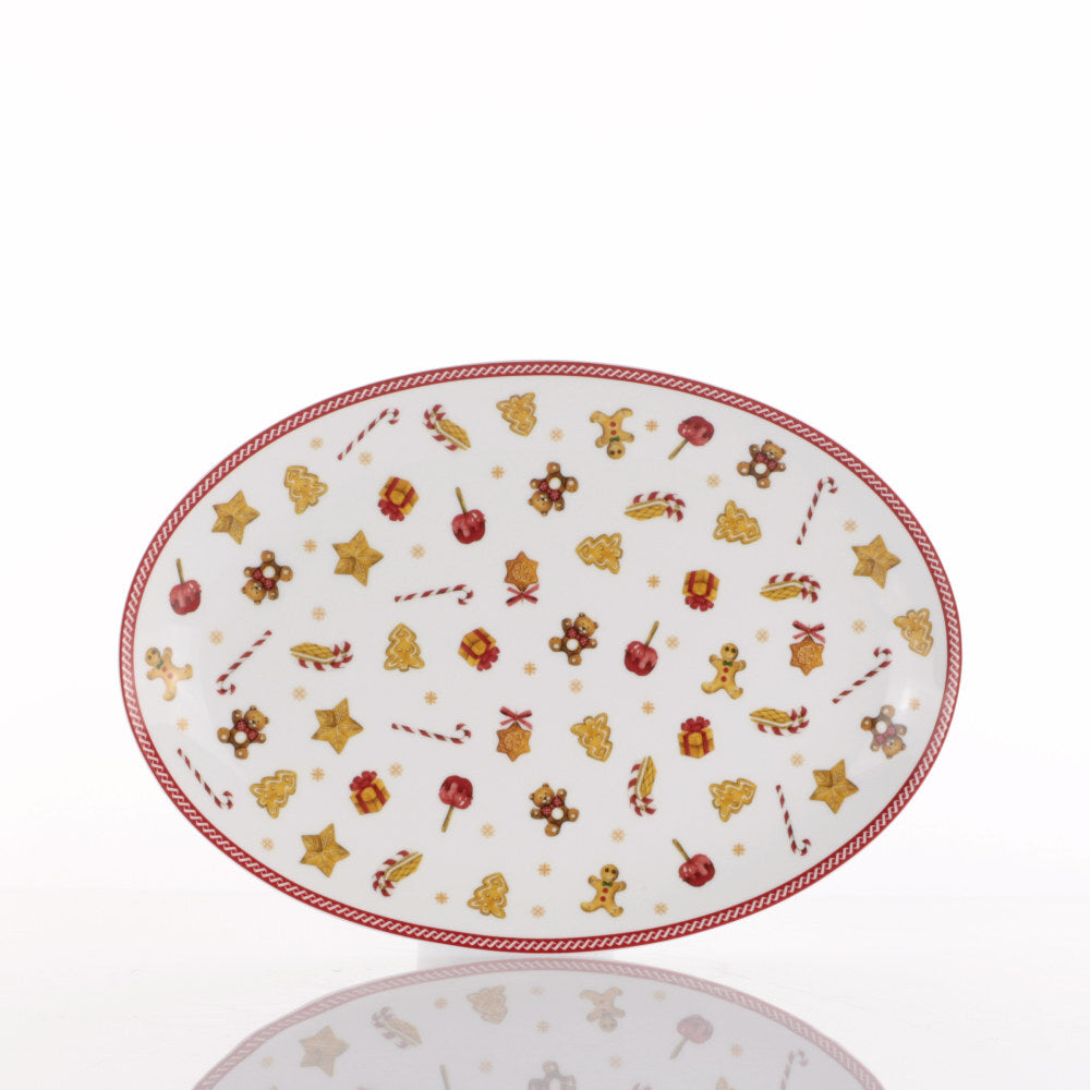 Vassoio Ovale 31cm Sweet Natale