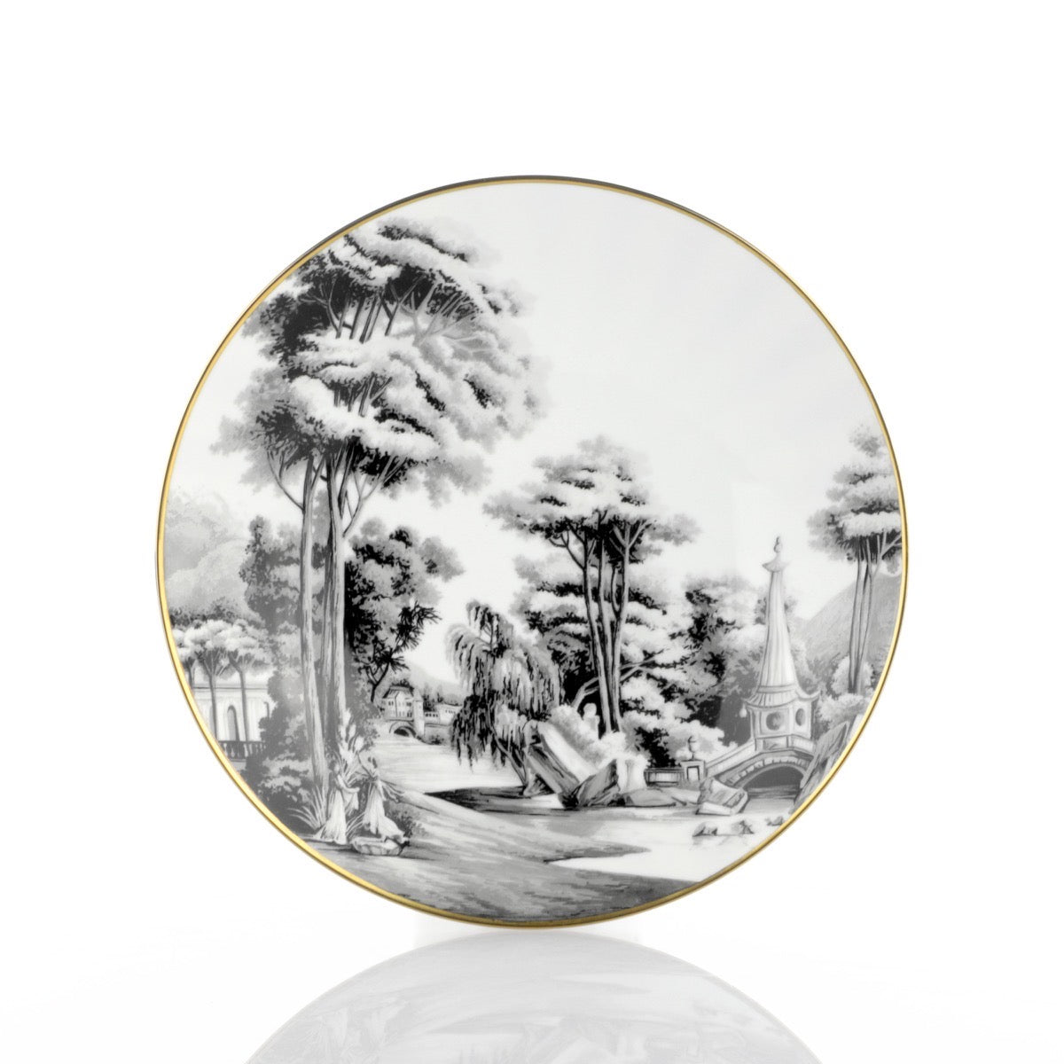 Piatto Fondo 23cm Imperial Garden Souvenirs de Voyage by Simone Guidarelli