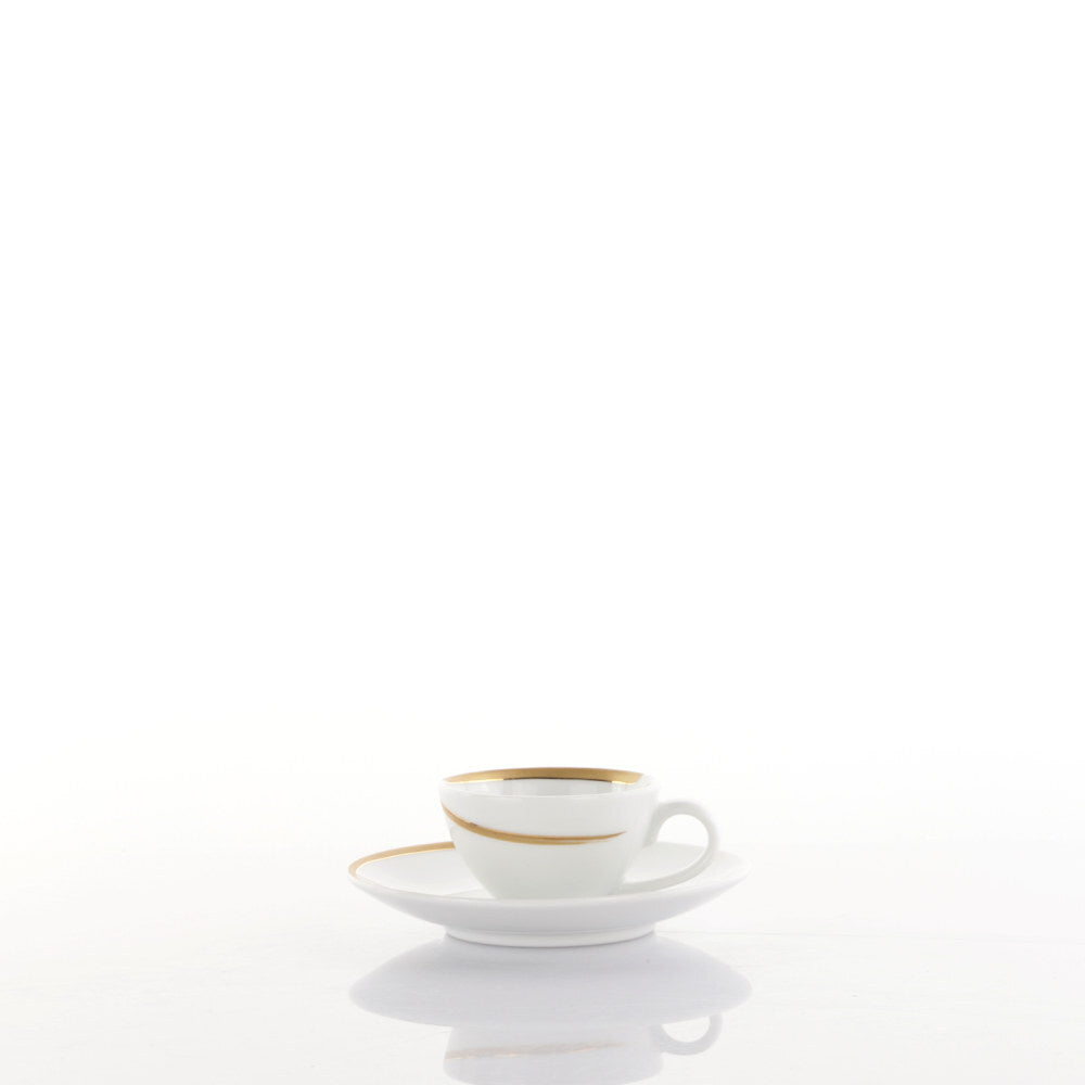 Set 2 Tazze Caffè cp Vintage Gold - Shiro