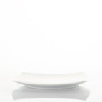 Piatto piano cm 27.5 Square-O White Weiss weissestal