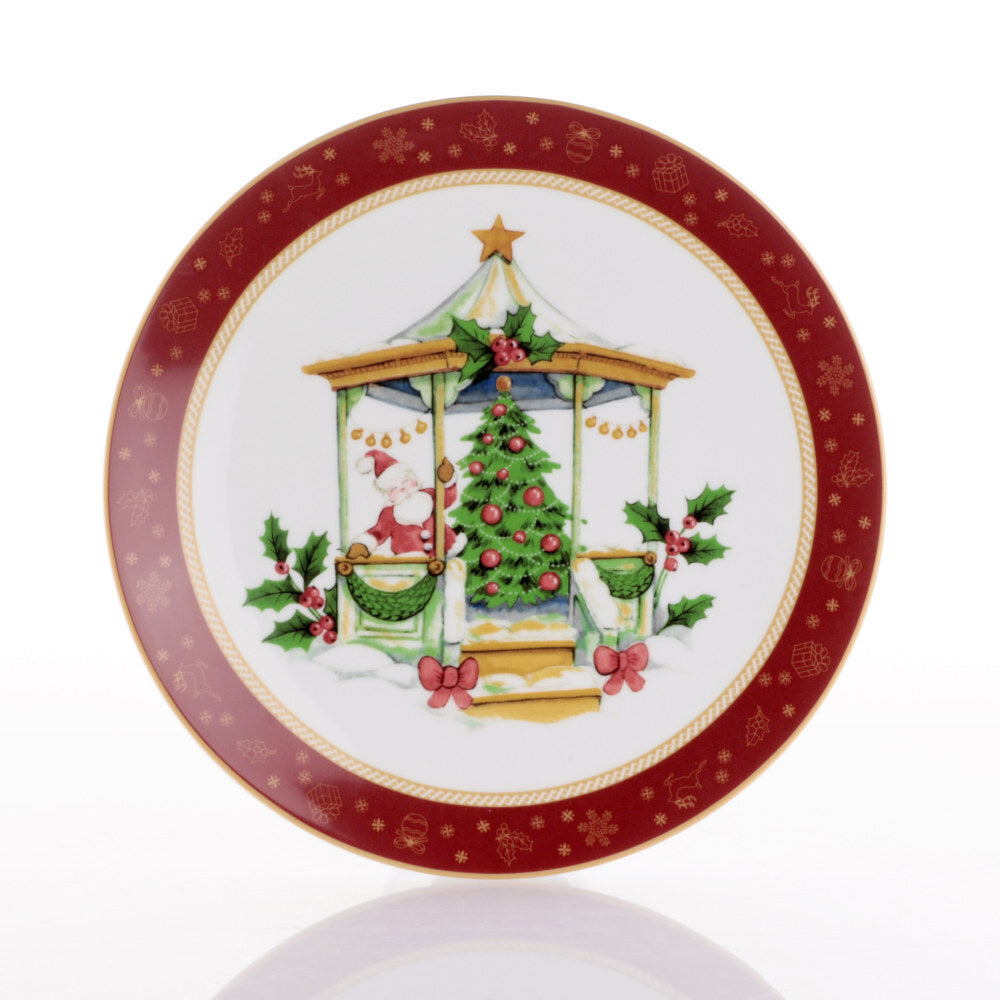 Piatto Panettone 28cm Winter Gift Natale