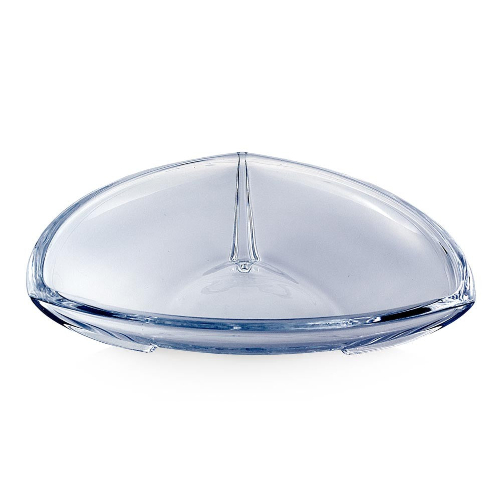 Svuotatasche piano in cristallo blu Cielo EMO Ø19x19xH3