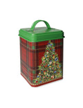 Brandani Barattolo Christmas albero e tartan metal